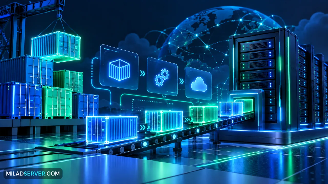 تصویر آموزشی نصب Docker و Docker Compose روی Ubuntu Server